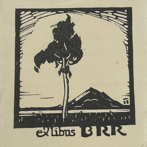 Eric Thake 'Bookplate for B. R. Richardson'