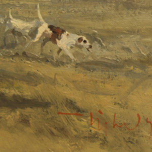 John Tiplady 'The Hunt Club Outing (triptych)'