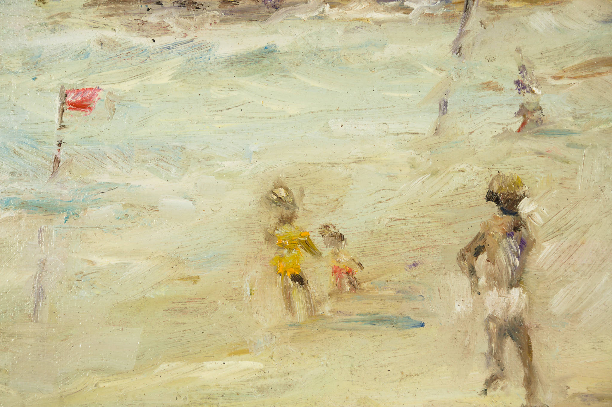 Australian School (Mid Century) 'Impressionist Beach Scene'