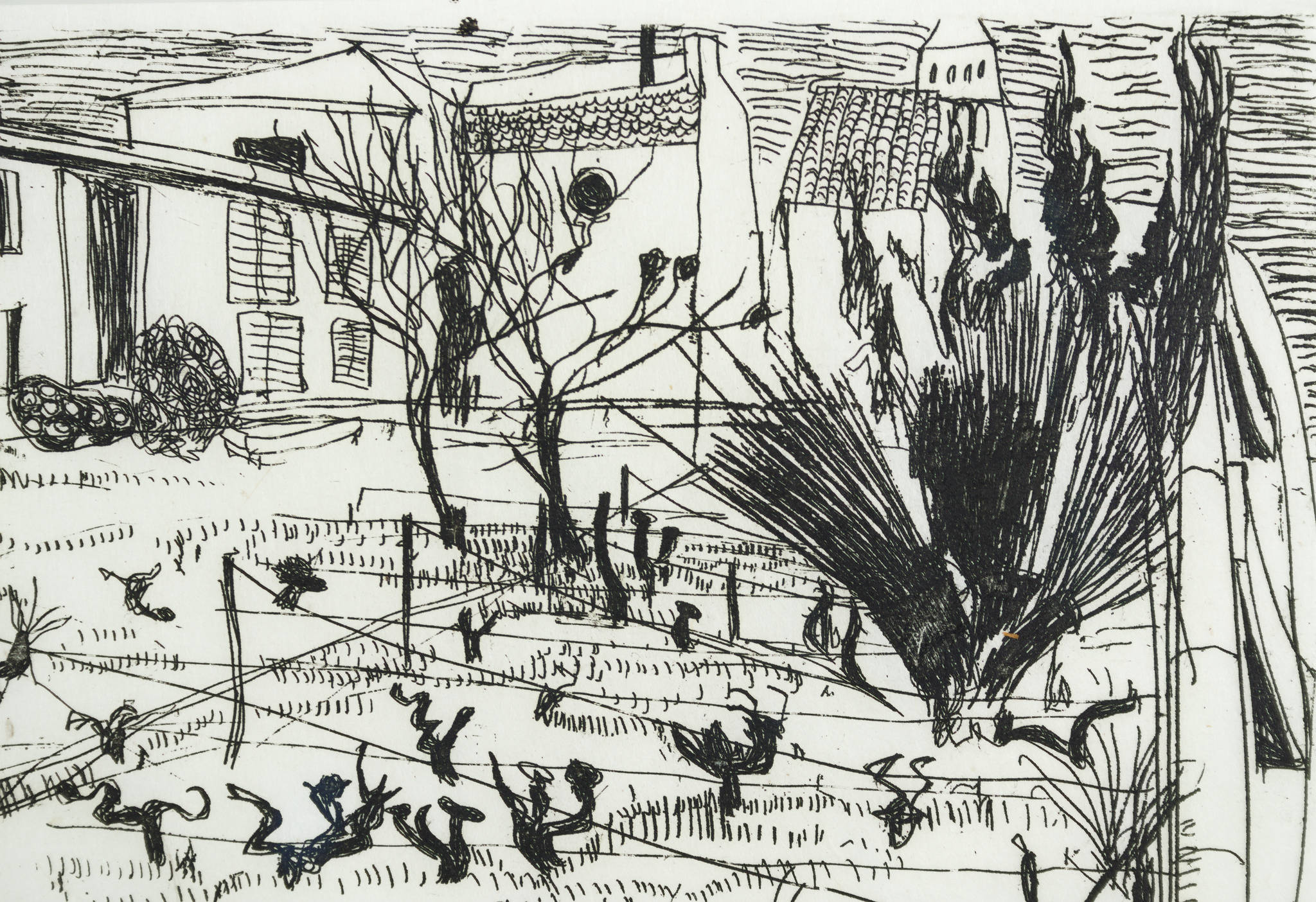 Brett Whiteley 'The Back of the Asylum, St Remy (Another Way of Looking at Vincent Van Gogh)'