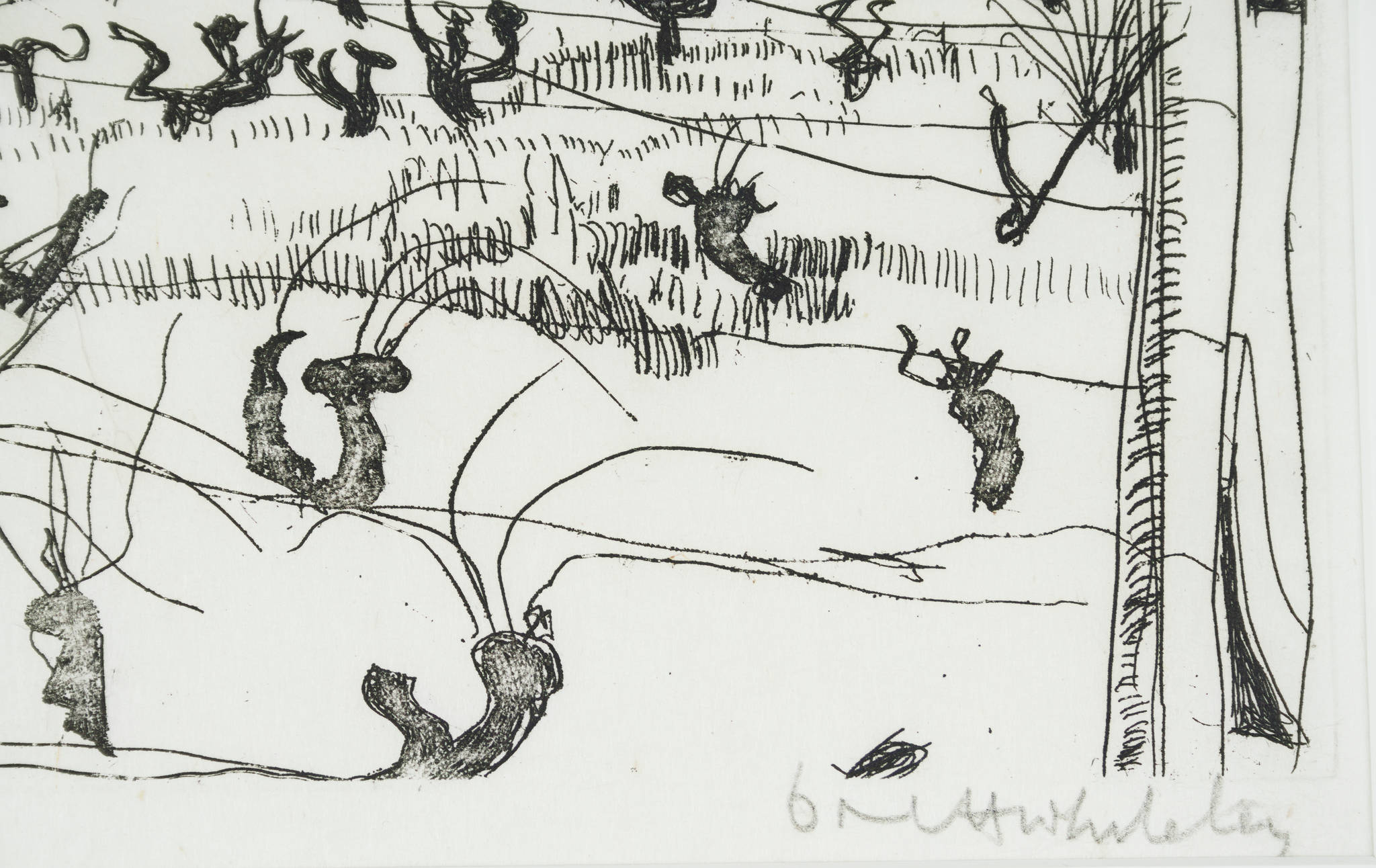 Brett Whiteley 'The Back of the Asylum, St Remy (Another Way of Looking at Vincent Van Gogh)'