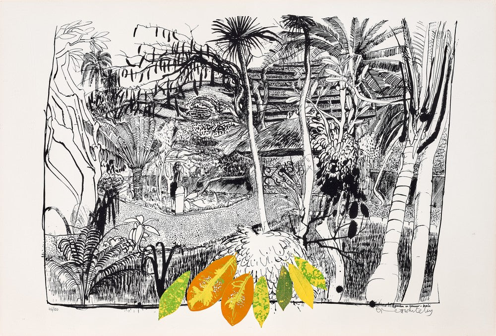 Brett Whiteley 'The Garden in Sanur, Bali'