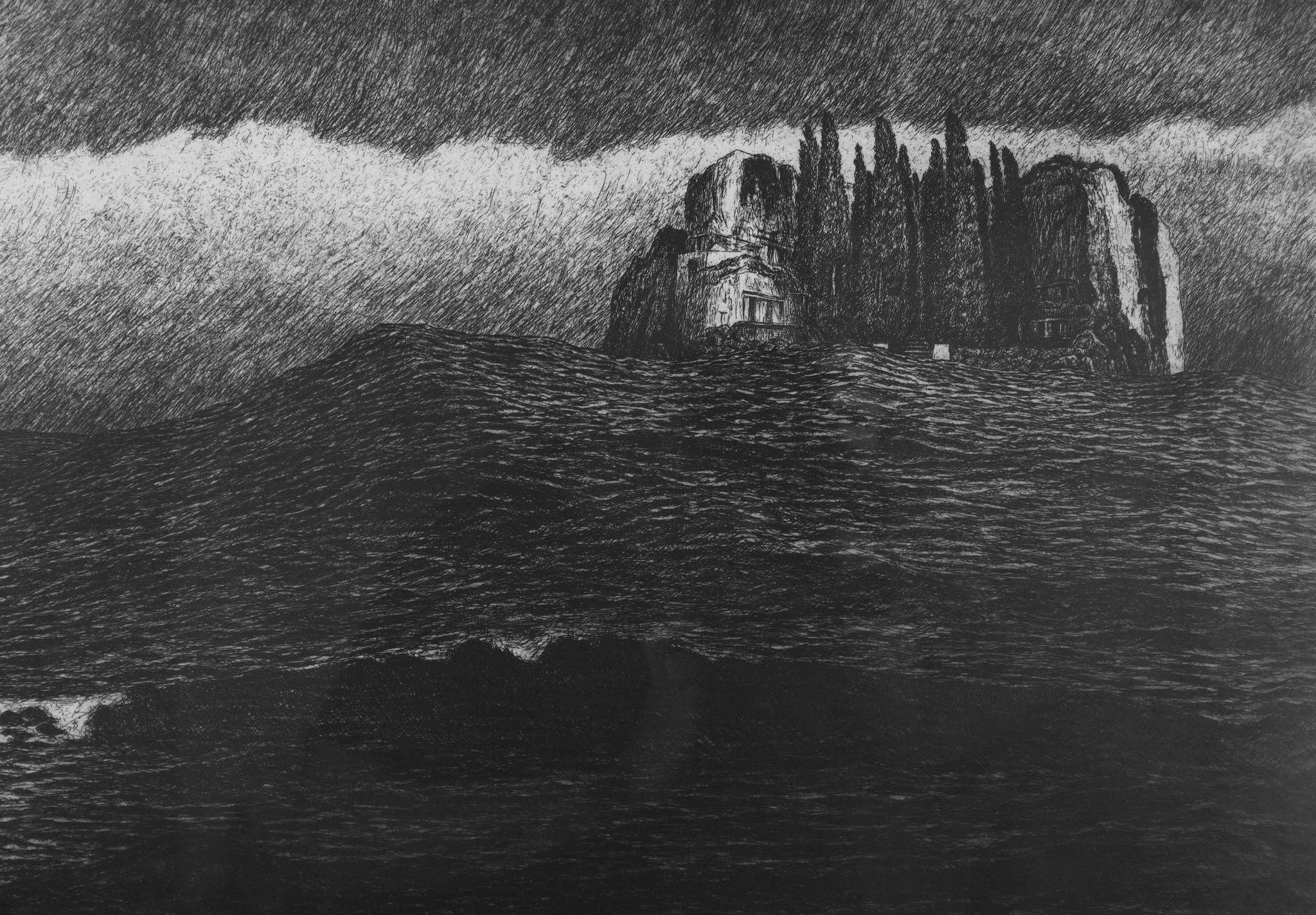 Joel Wolter 'The wave of change II (black)'