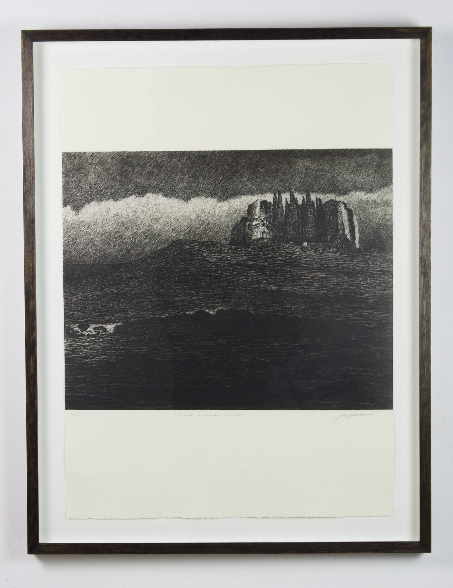 Joel Wolter 'The wave of change II (black)'