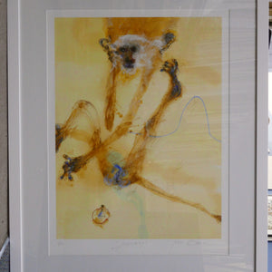 John Olsen 'Monkey I' - pigment print on paper