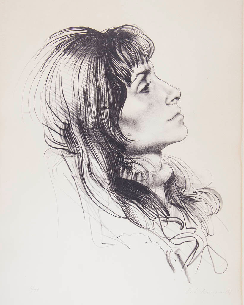Pietro Annigoni 'Profile Portrait'