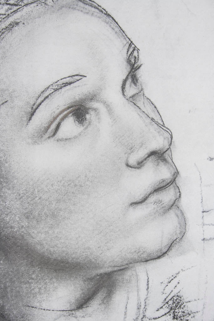 Pietro Annigoni 'Profile Study of Rosella'