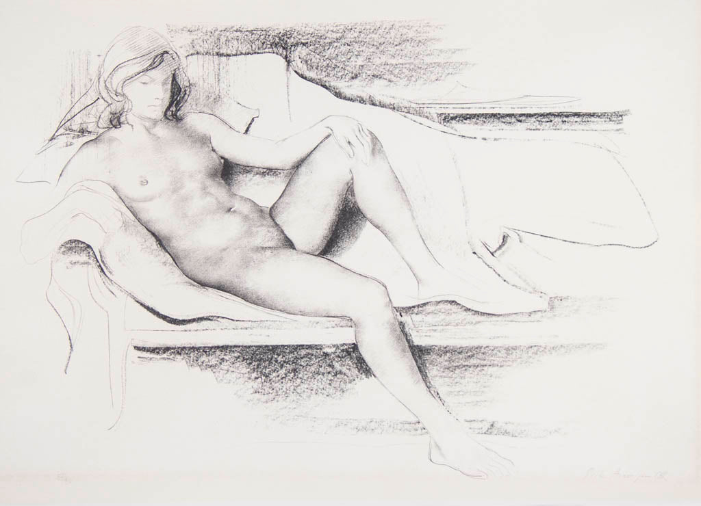 Pietro Annigoni 'Reclining Nude'