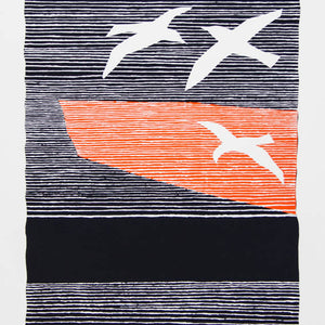 Lojze Spacal 'Untitled (Seagulls at Sunset)'