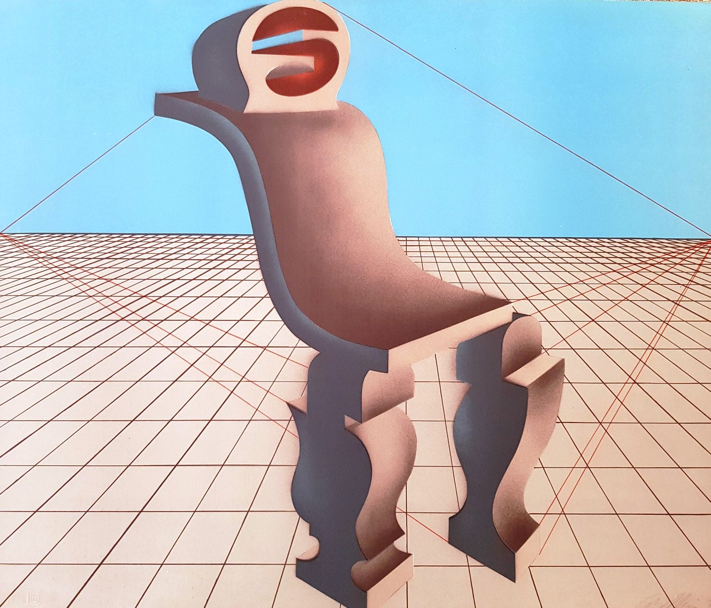 Arnold Belkin 'Silla escultórica [Chair Sculpture]'