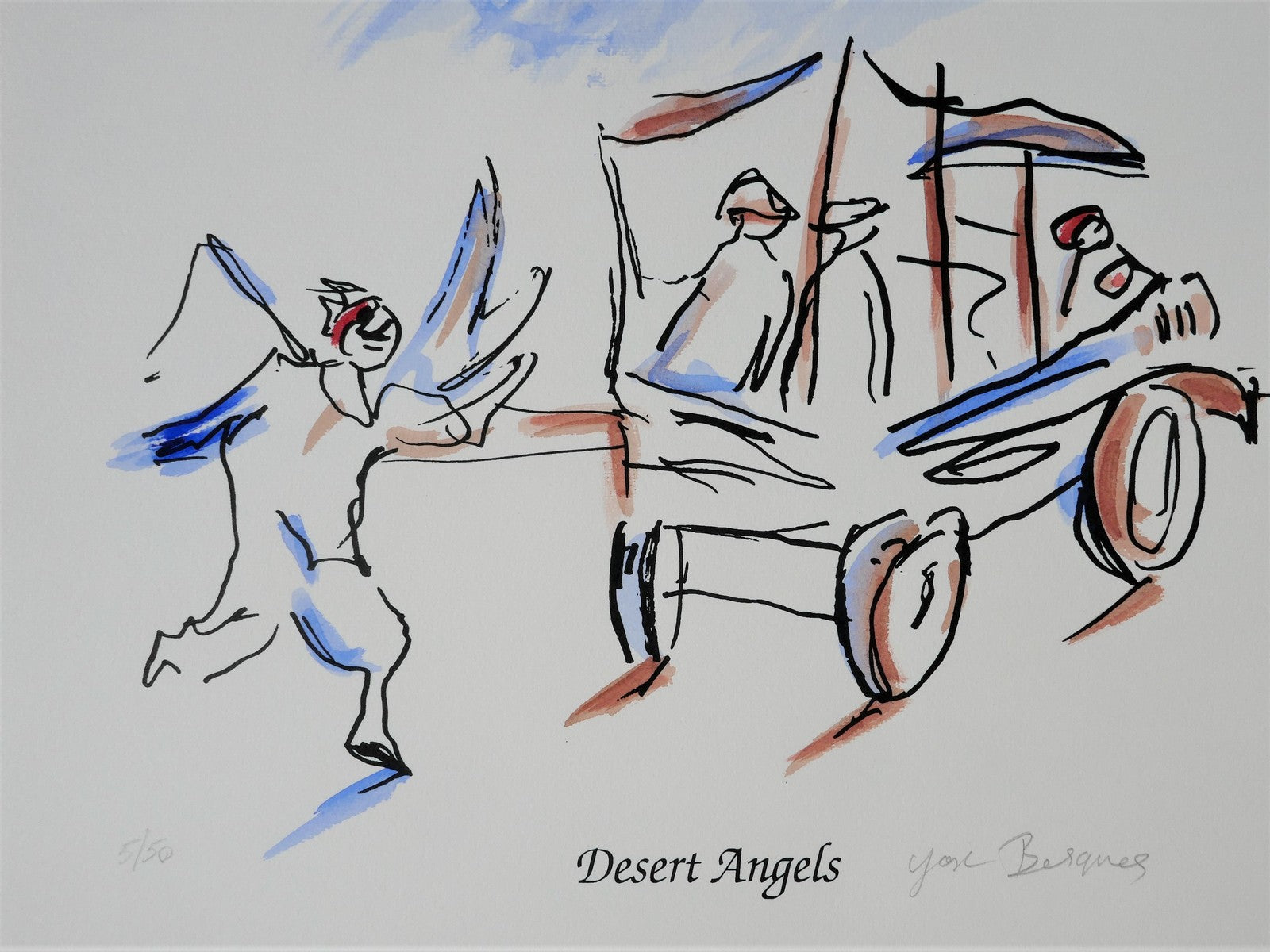 Yosl Bergner 'Desert Angels, from The Kimberley Album'