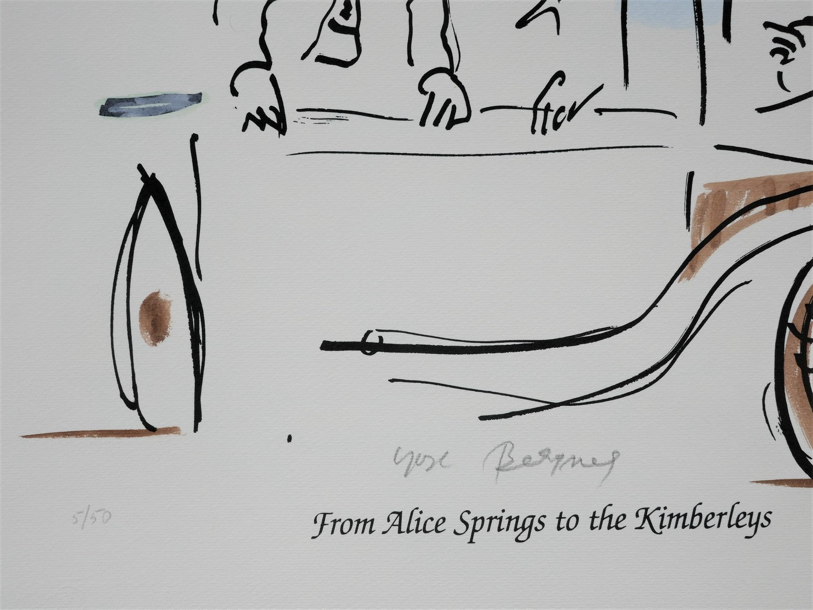 Yosl Bergner 'From Alice Springs to the Kimberleys, from The Kimberley Album'