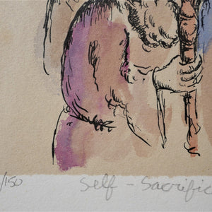 Yosl Bergner 'Self-Sacrifice 1946'