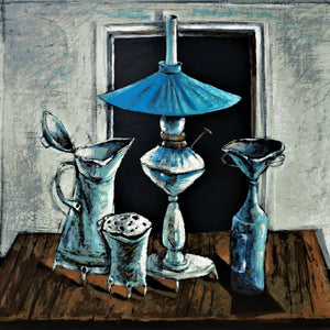 Yosl Bergner 'The Blue Lampshade'
