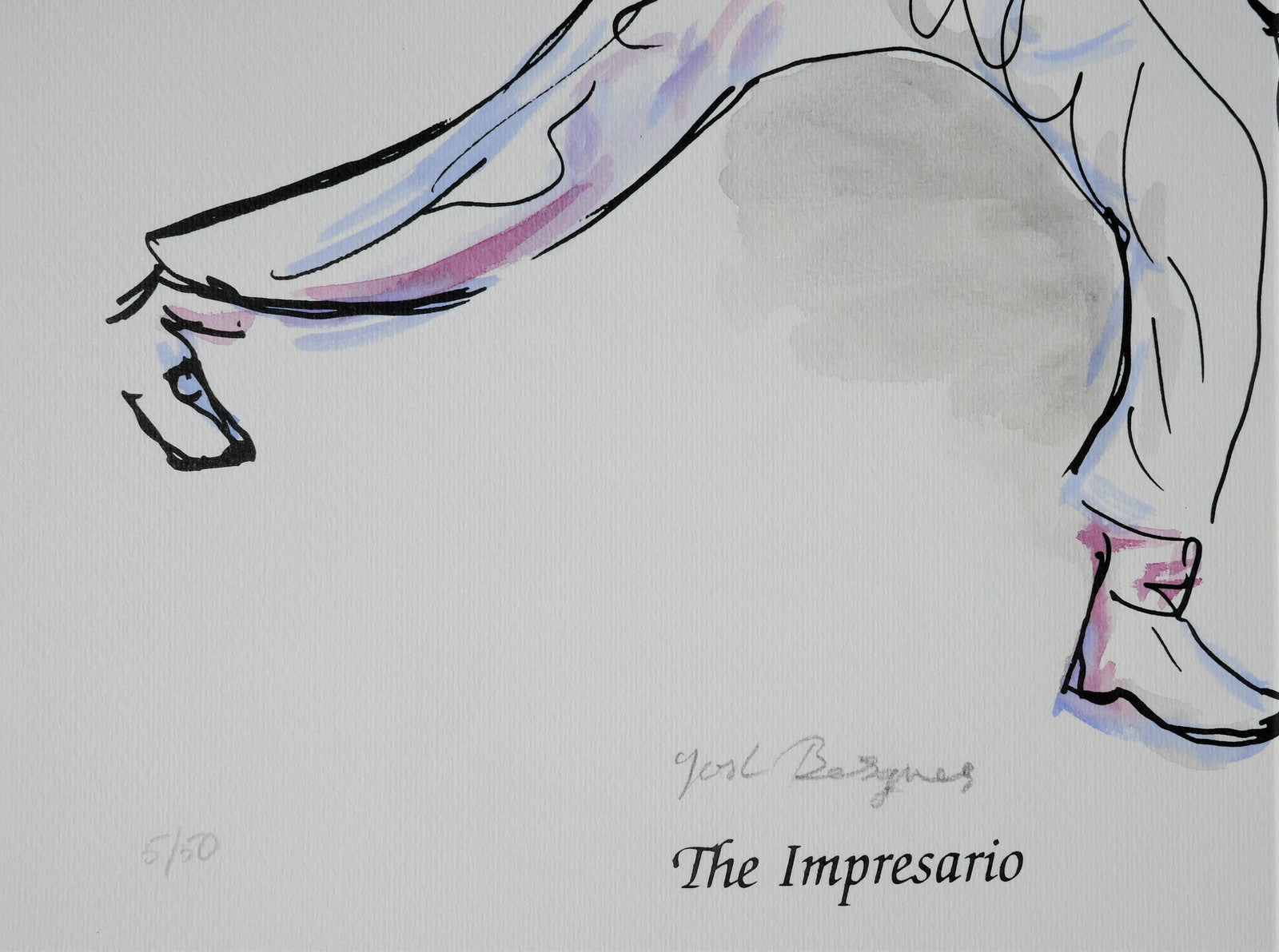 Yosl Bergner 'The Impresario, from The Kimberley Album'