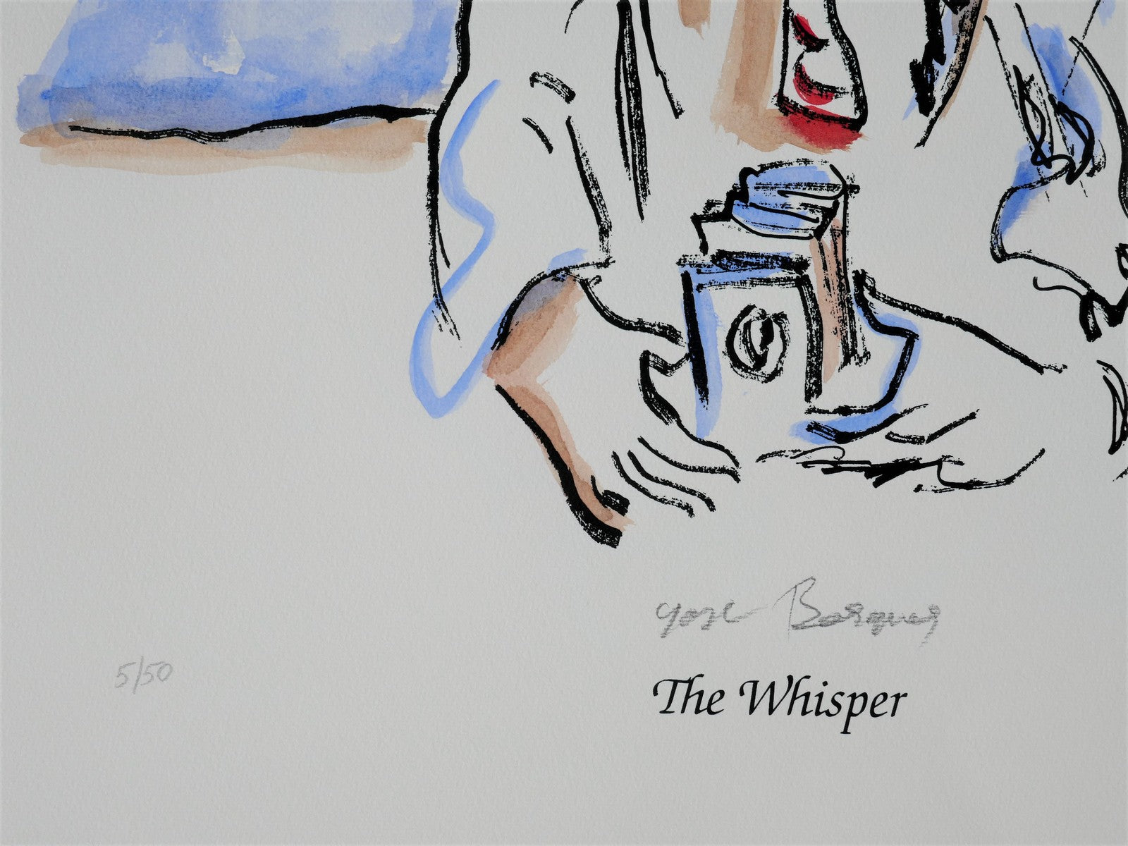 Yosl Bergner 'The Whisper, from The Kimberley Album'