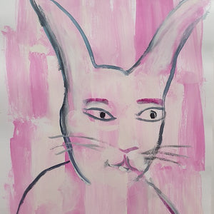 Auguste Blackman 'Baby Pink Rabbit'