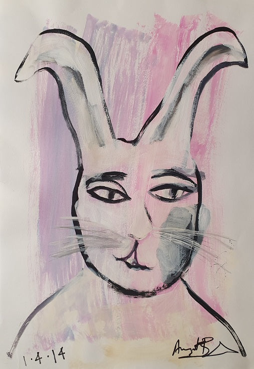 Auguste Blackman 'Depressed Bunny'