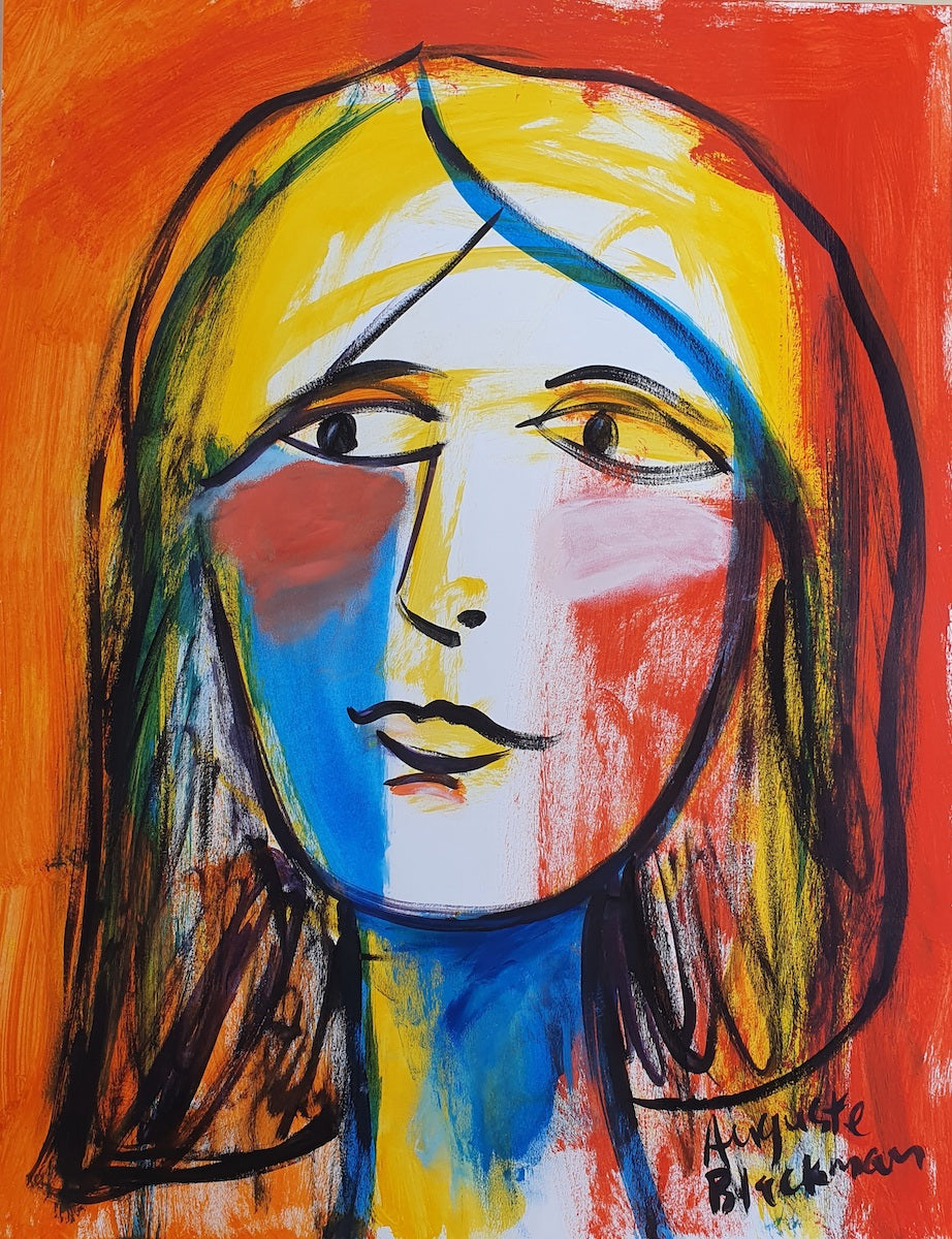 Auguste Blackman 'Face in Colours'