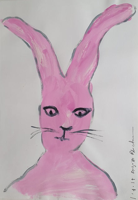 Auguste Blackman 'Rabbit in Thought'