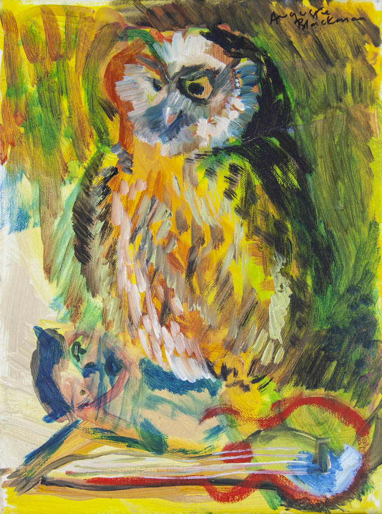 Auguste Blackman 'Golden Owl'