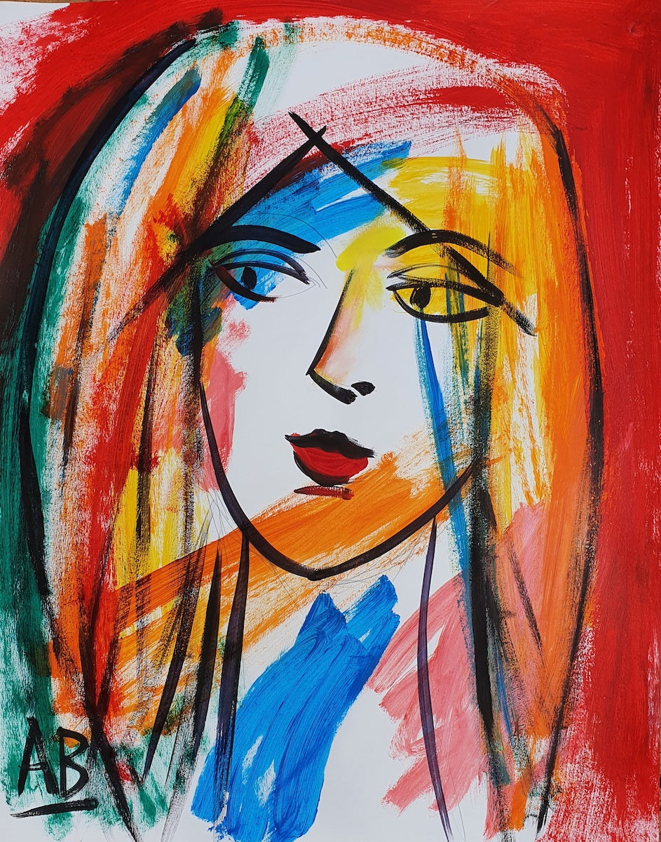 Auguste Blackman 'Woman with Rouge'