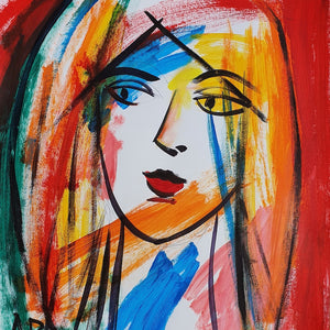 Auguste Blackman 'Woman with Rouge'