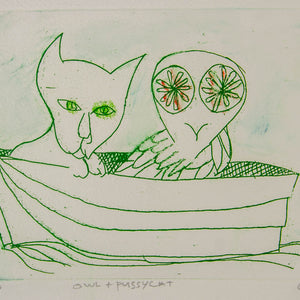 Charles Blackman 'Owl + Pussycat'