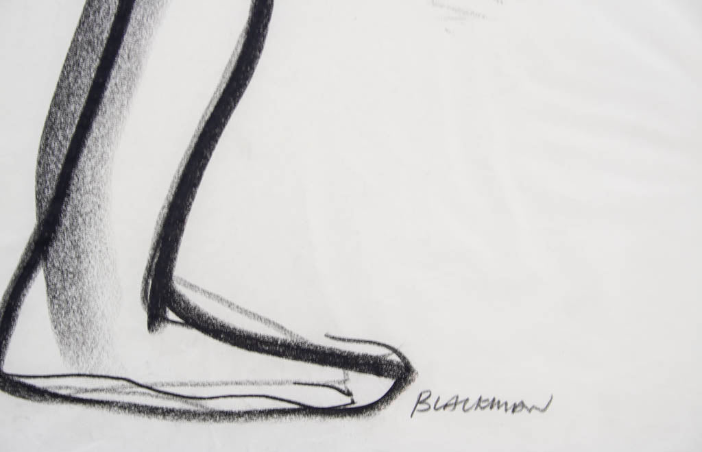 Charles Blackman 'Standing Nude'
