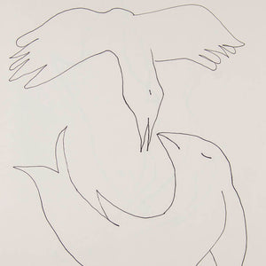 Charles Blackman 'Untitled (Bird and Dolphin)'