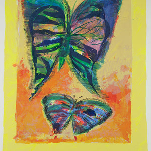 Charles Blackman 'Untitled (Two Butterflies)'