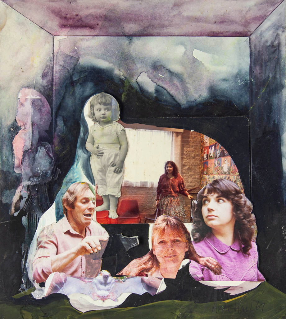 Anne Hall 'Portrait of Anne Hall, Andrew and Irena Sibley, and Mirka Mora'