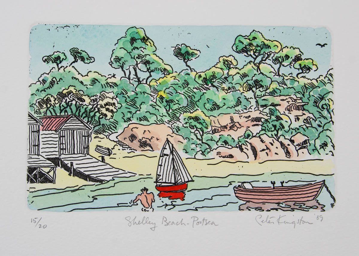 Peter Kingston 'Shelley Beach - Portsea'