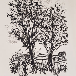 Frank Kleinholz 'Two Trees and Three Children'