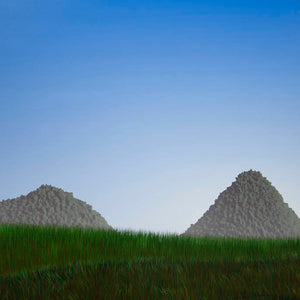 Philippe Le Miere 'Grass and Distant Hills'