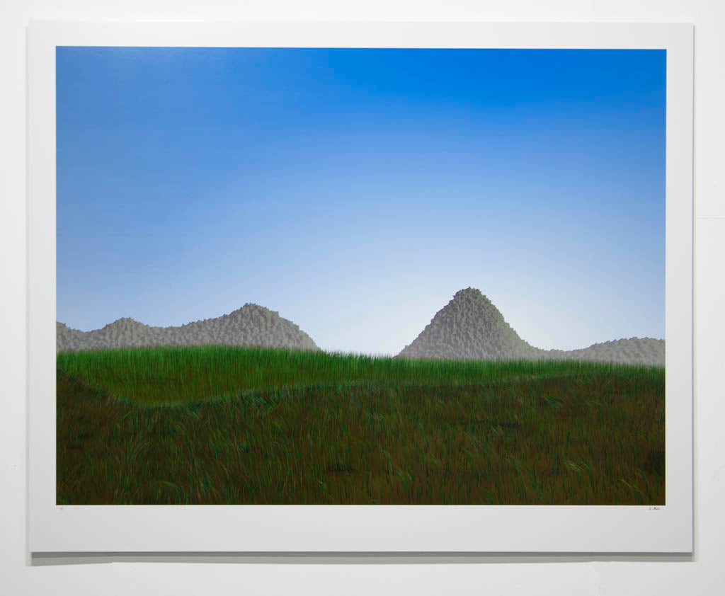 Philippe Le Miere 'Grass and Distant Hills'