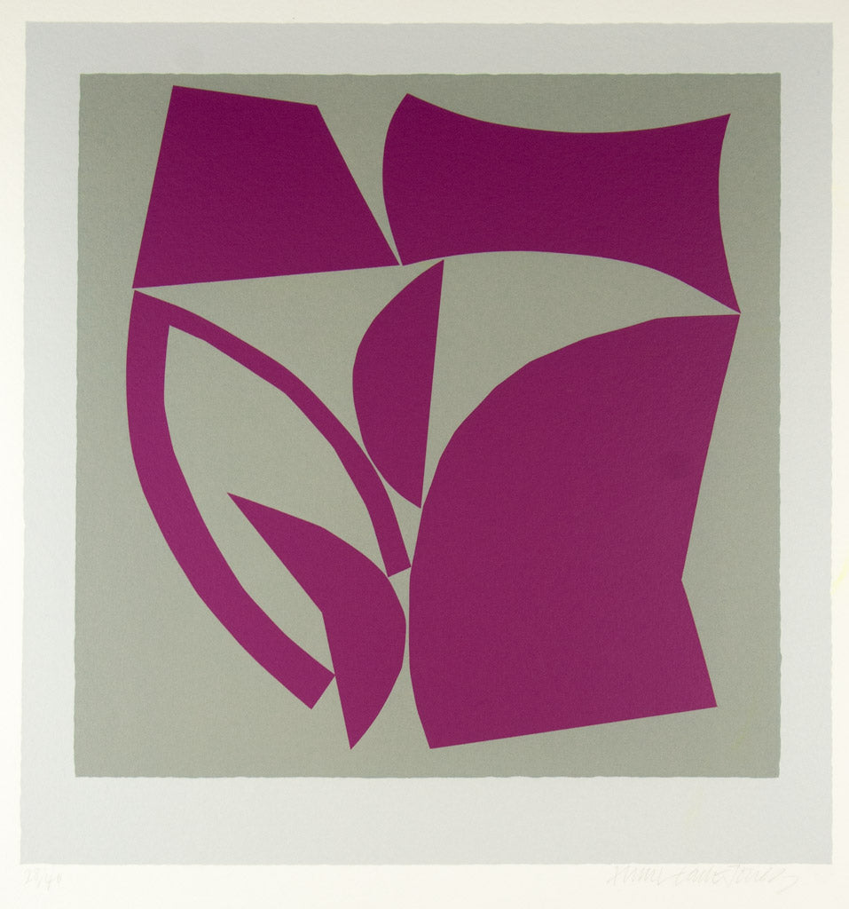 Alun Leach-Jones 'Untitled (Pink Shapes)'