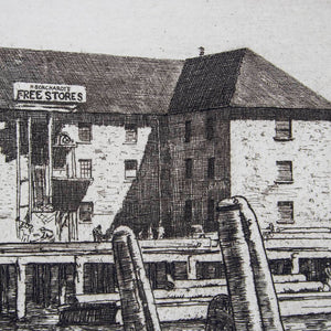 Lionel Lindsay 'Free Commissariat Stores, Circular Quay, Sydney'