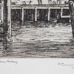Lionel Lindsay 'Free Commissariat Stores, Circular Quay, Sydney'
