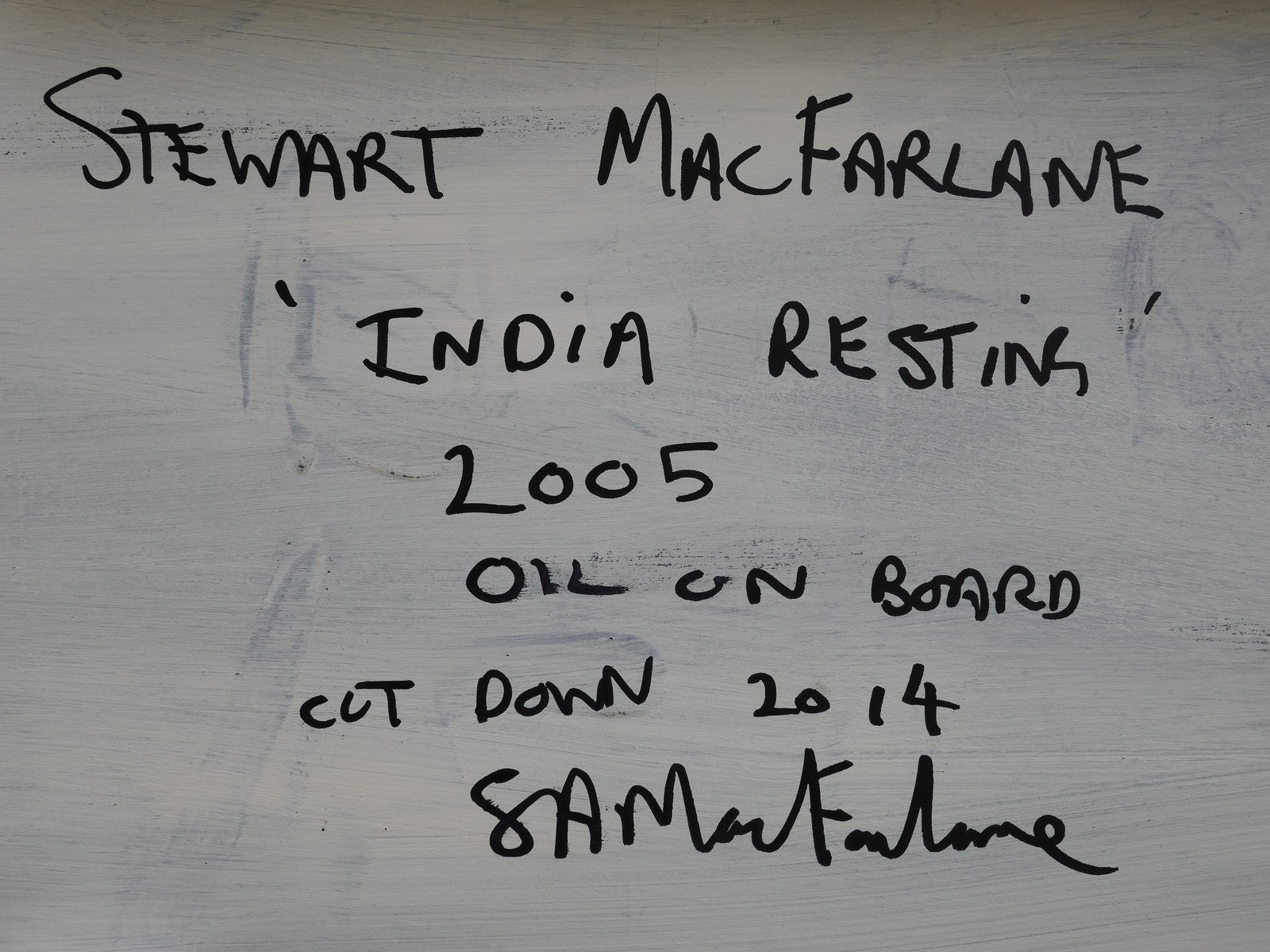 Stewart MacFarlane 'India Resting'