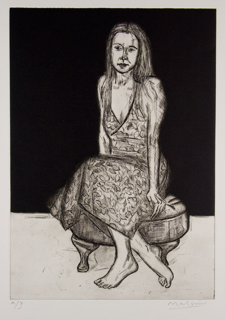 Jeffrey Makin 'Untitled ( Seated Girl )'