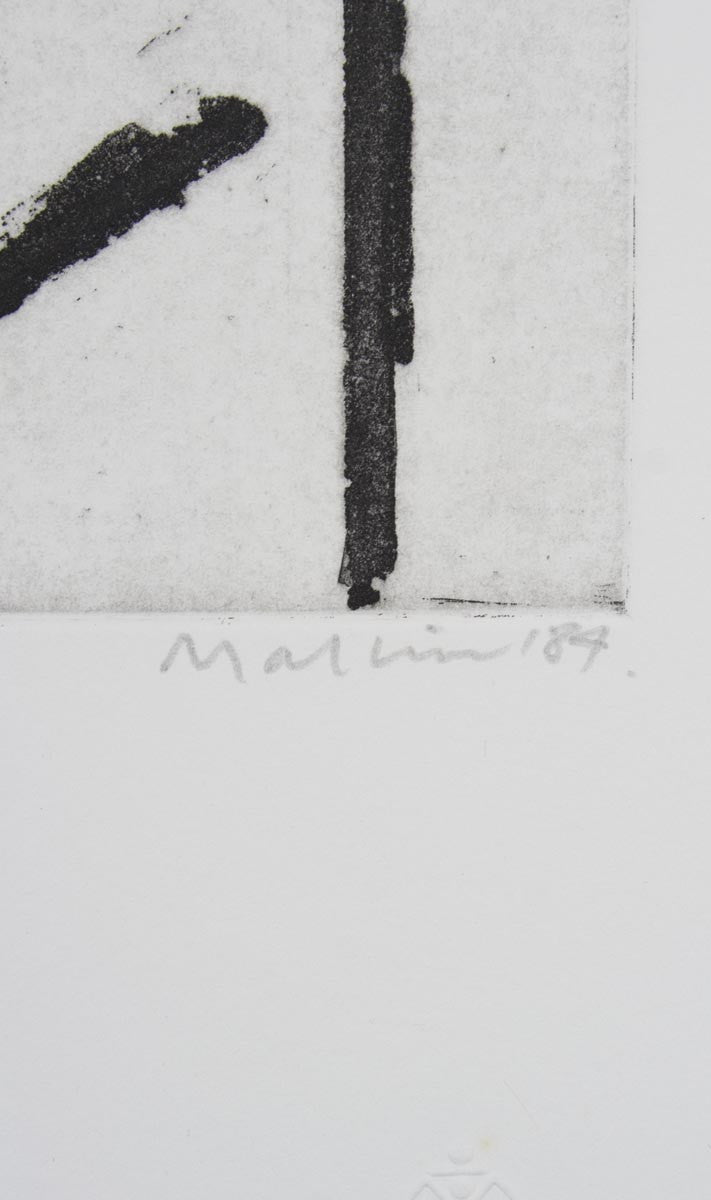 Jeffrey Makin 'Pathway Hanging Rock No. II' - Etching on paper