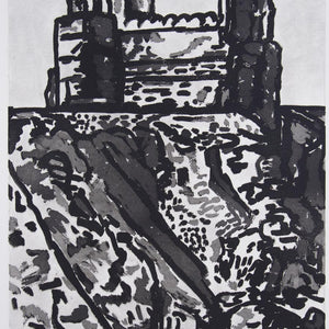 Jeffrey Makin 'Tantallon Castle' - Etching on paper