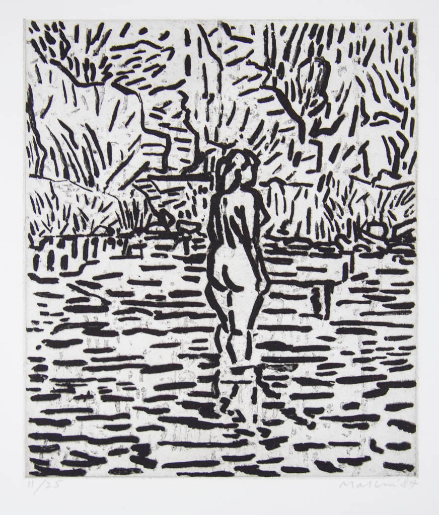 Jeffrey Makin 'Untitled (Nude standing in water)'