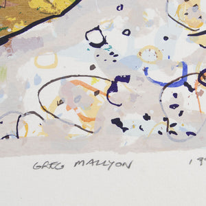 Greg Mallyon 'North Head Sydney' - screenprint on paper