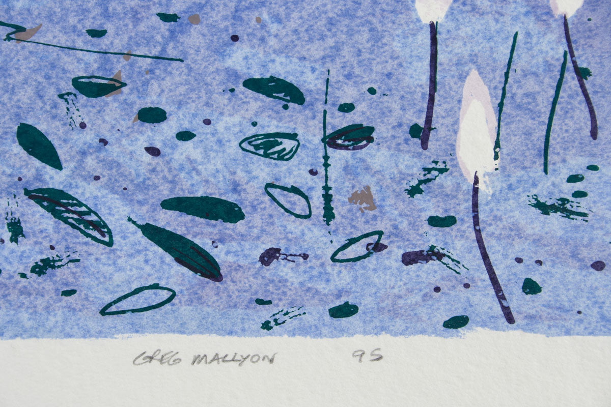 Greg Mallyon 'Stony Creek Lorne' - screenprint on paper
