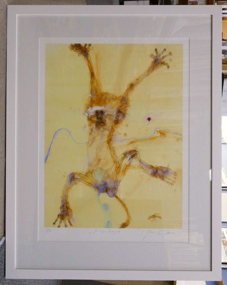 John Olsen 'Monkey II' - pigment print on paper