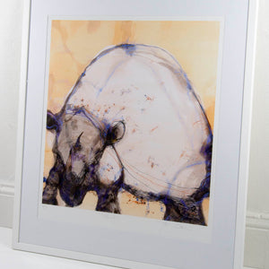 John Olsen 'White Rhino'