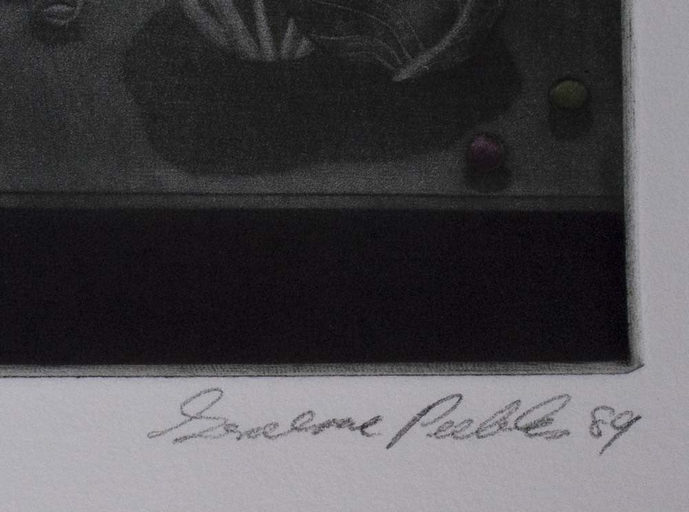 Graeme Peebles 'Billiards' - mezzotint on paper