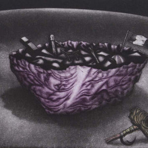 Graeme Peebles 'Cabbage Soup' - mezzotint on paper